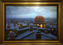Alexei Butirskiy Alexei Butirskiy Rooftops (Original) - (Framed) 